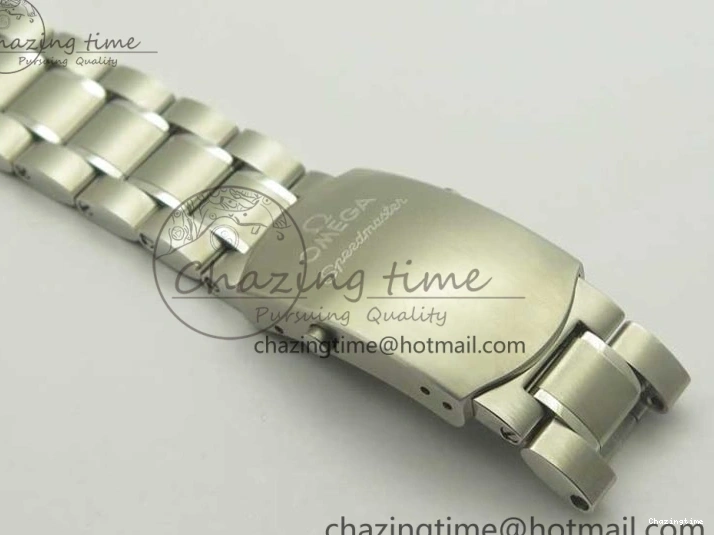 0328 Speedmaster Moonwatch OMF 1:1 Best Edition Gray Dial on SS Bracelet A TravelReady 8042